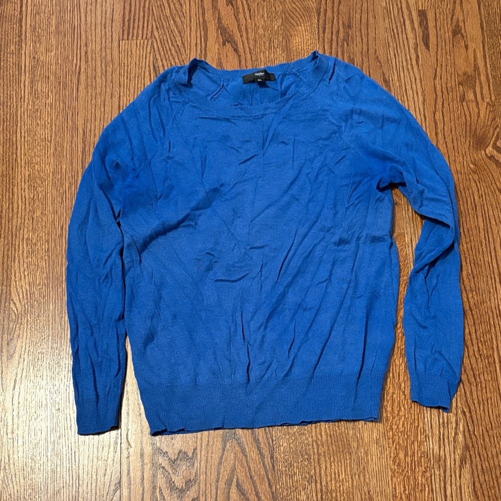 Mossimo Supply Co. Blue Crew Neck Sweater